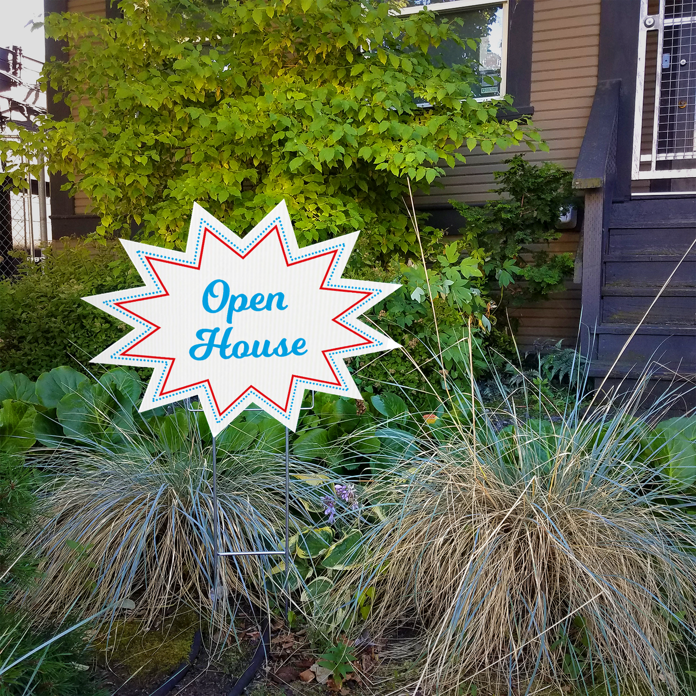 Open House- Explosion Yard Sign