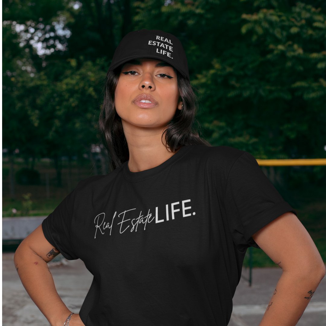 Women's Scoopneck - Real Estate Life.™ - Script & Bold - All Things Real Estate
