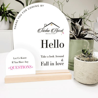 Custom Arch Welcome Sign set