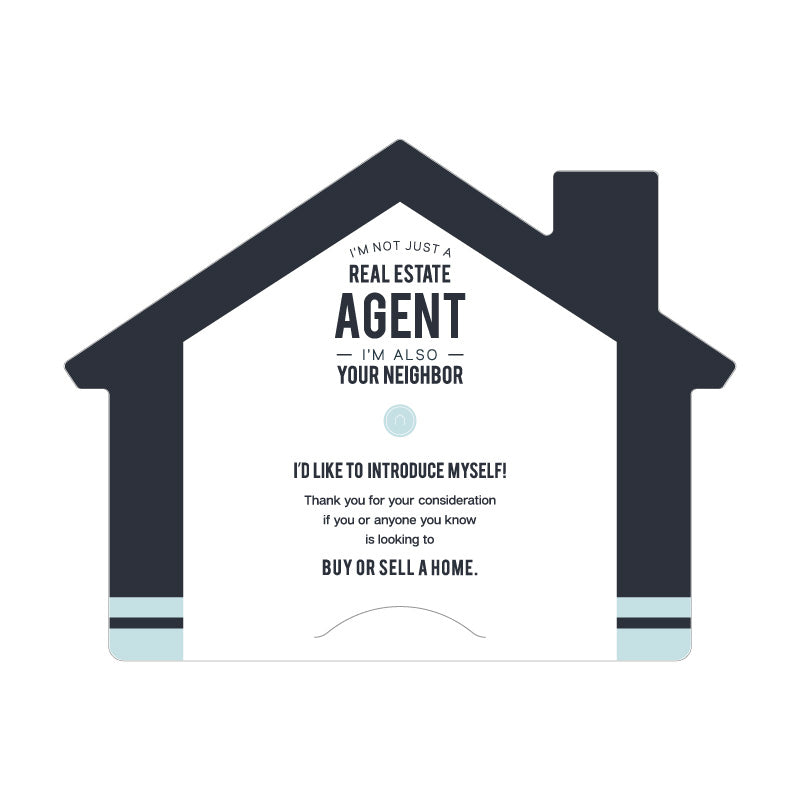 House shaped Notecards - Neighborhood Agent