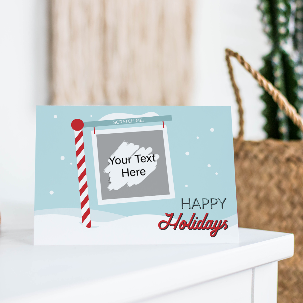 Scratch-Off Celebration Cards - Happy Holidays