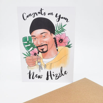 Celebration Card - Congrats on Your New Hizzle from All Things Real Estate Store