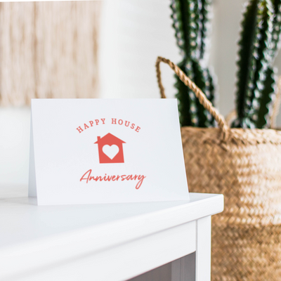 Celebration Cards - Multi Pack Happy House Anniversary from All Things Real Estate Store