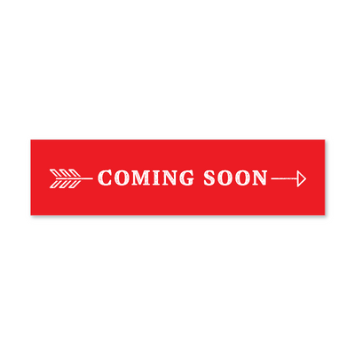 Coming Soon - Red Arrow No. 1 from All Things Real Estate Store