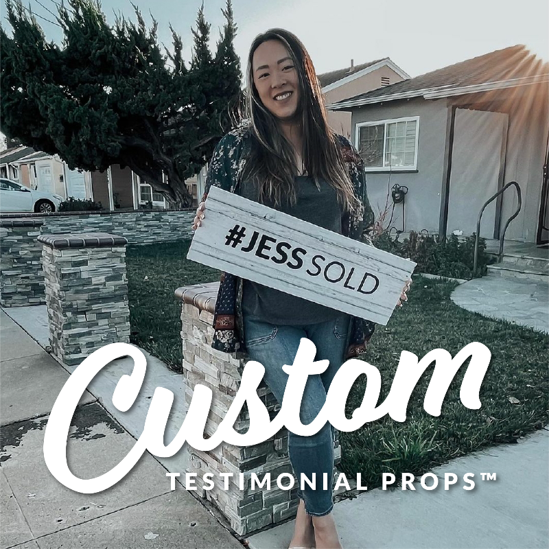 Custom Testimonial Prop™ from All Things Real Estate Store