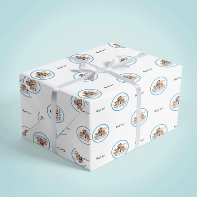 Custom Wrapping Paper from All Things Real Estate Store