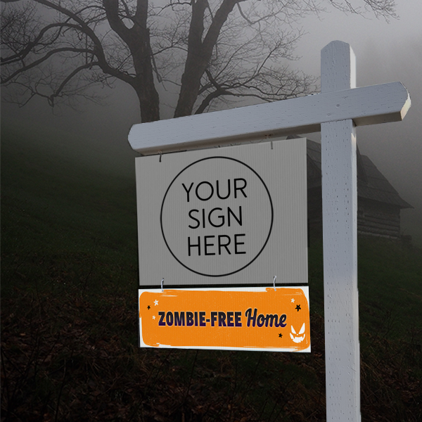Halloween - Zombie Free Home from All Things Real Estate Store