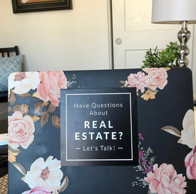 Have Questions? (Black 5x5) - Decal from All Things Real Estate Store