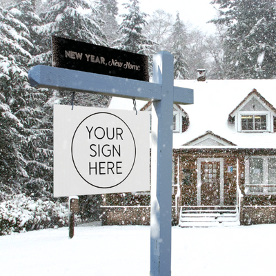 Holiday Sign - New Year, New Home from All Things Real Estate Store