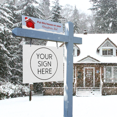 Holiday Sign - Wish List from All Things Real Estate Store
