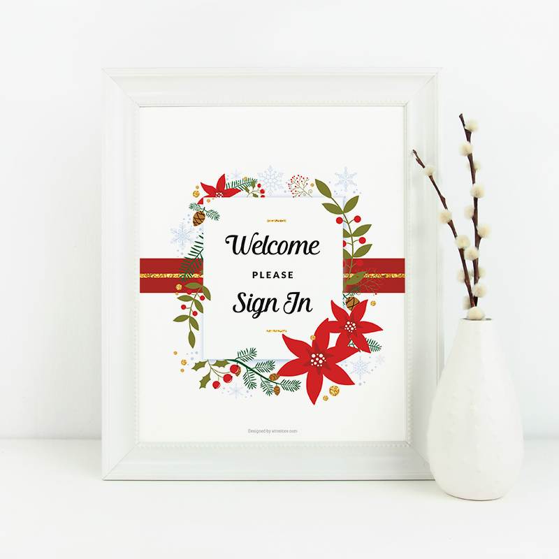 Holiday Welcome No. 2  - Downloadable from All Things Real Estate Store