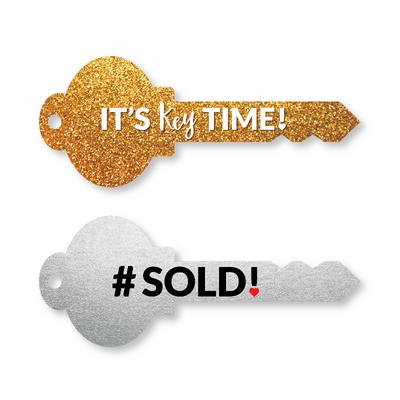 It's Key Time! / #Sold! - Key Testimonial Prop™ from All Things Real Estate Store