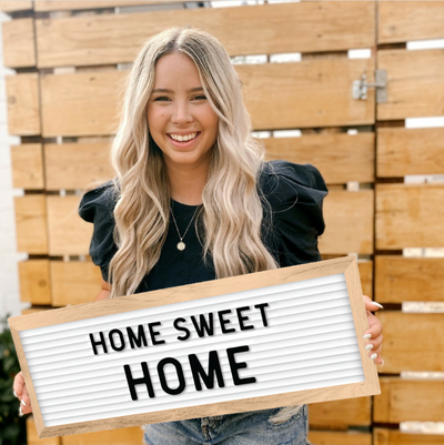 Letterboard SOLD! / Home Sweet Home - Testimonial Prop™ from All Things Real Estate Store