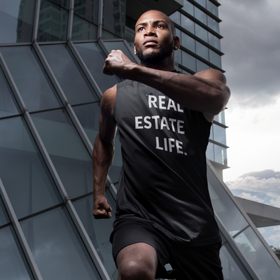 Men's Sleeveless Dri Fit - Real Estate Life.™ from All Things Real Estate Store