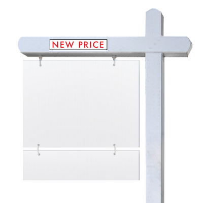 New Price - Box (sticker) from All Things Real Estate Store