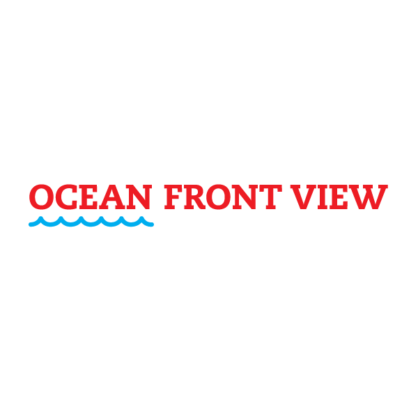 Ocean front view (sticker) from All Things Real Estate Store