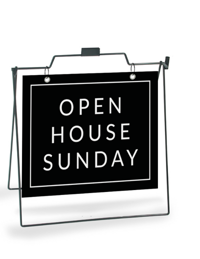 Open House Sunday - Minimalist - Yard Sign from All Things Real Estate Store