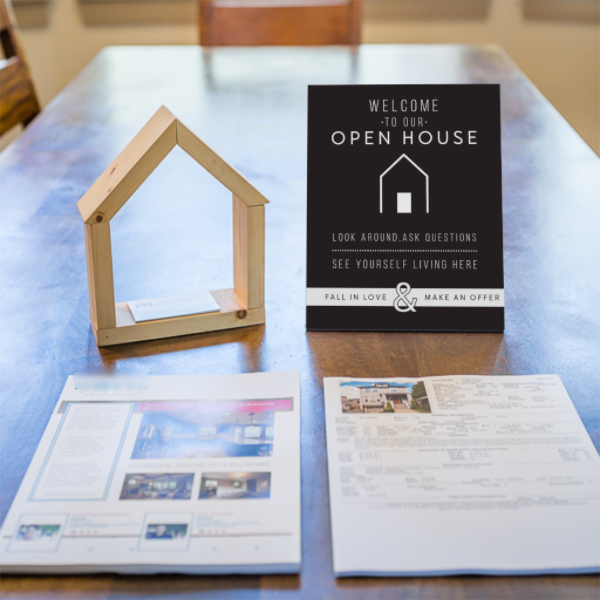 Open House Welcome Sign - No.6 from All Things Real Estate Store