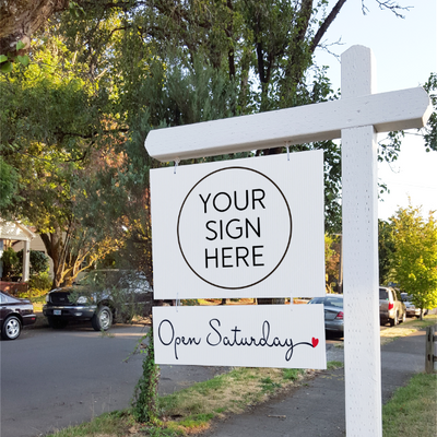 Open Saturday - Cursive from All Things Real Estate Store