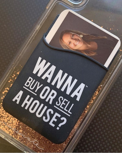 Phone Card Holder - Wanna Buy or Sell a House?™ from All Things Real Estate Store
