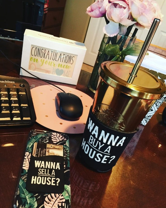 Phone Card Holder - 'Wanna Sell a House?'™ from All Things Real Estate Store