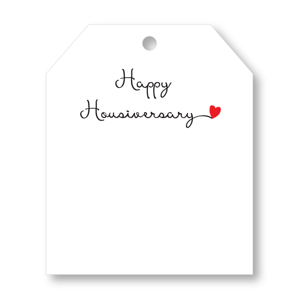 Pop-By Gift Tags -Happy Housiversary-Cursive from All Things Real Estate Store