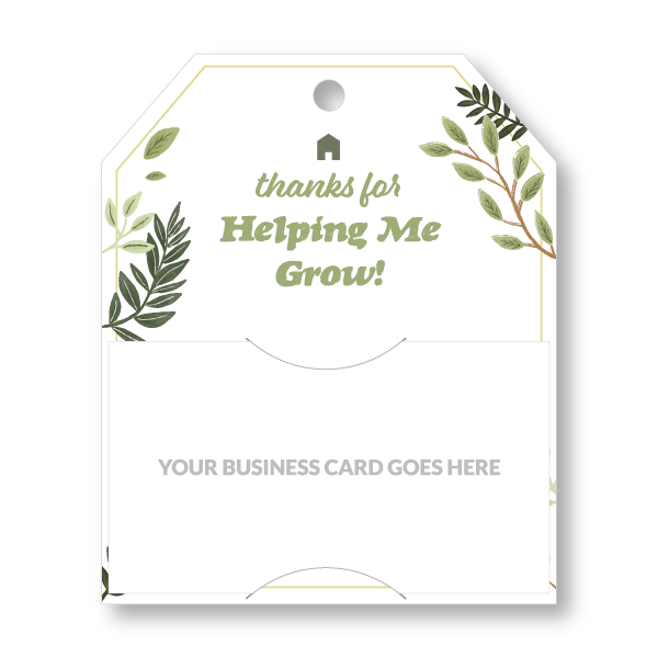 Pop-By Gift Tags -Thanks for Helping Me Grow from All Things Real Estate Store