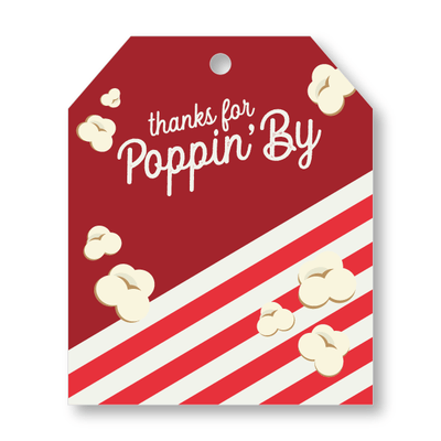 Pop-By Gift Tags - Thanks for Poppin' by from All Things Real Estate Store