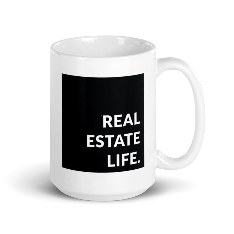 Real Estate Life - White Mug from All Things Real Estate Store