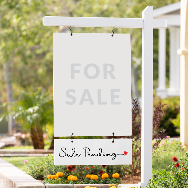 Sale Pending - Cursive 6x18 from All Things Real Estate Store