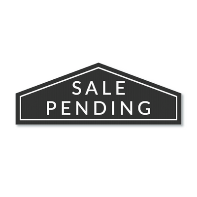 Roof Shape Topper - Sale Pending (minimalist) from All Things Real Estate Store