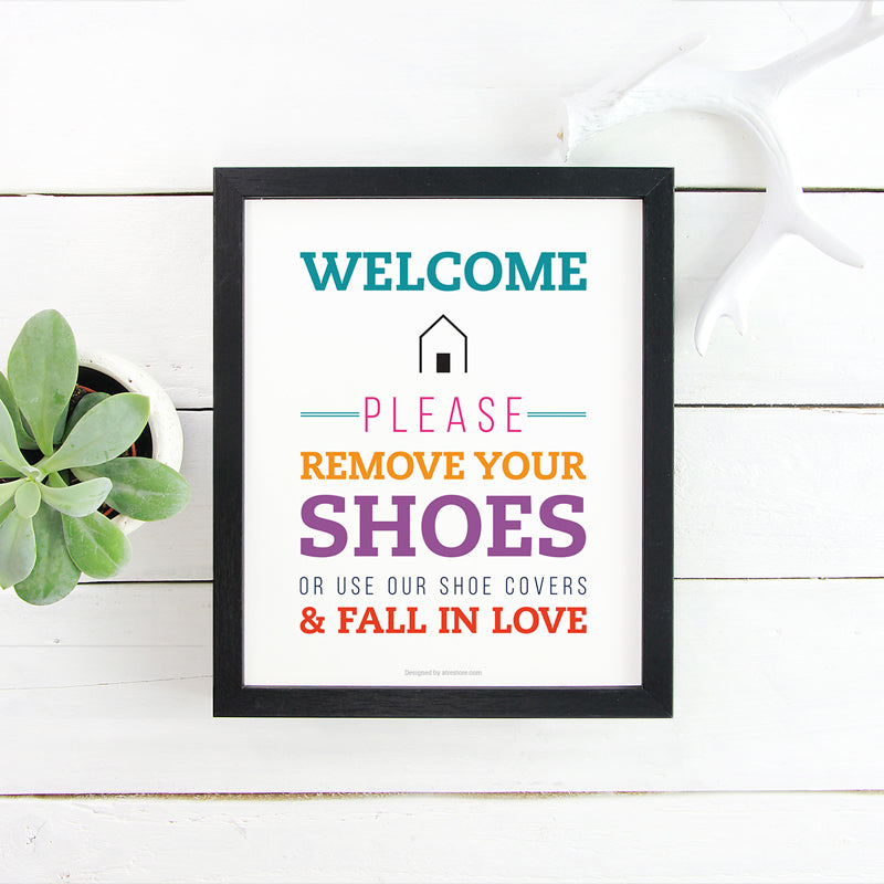 Shoe Sign No.11 - Downloadable from All Things Real Estate Store