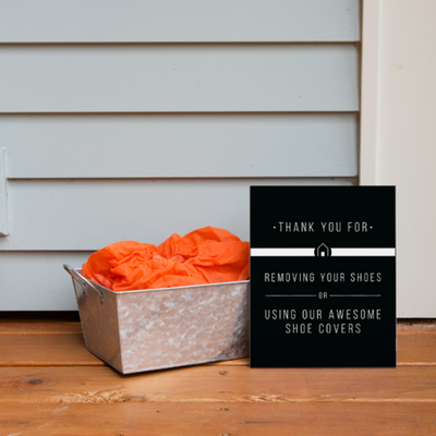 Shoe Sign - Thank You from All Things Real Estate Store