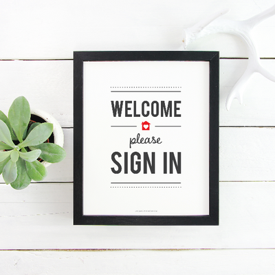 Sign In Sign No.1 - Downloadable from All Things Real Estate Store