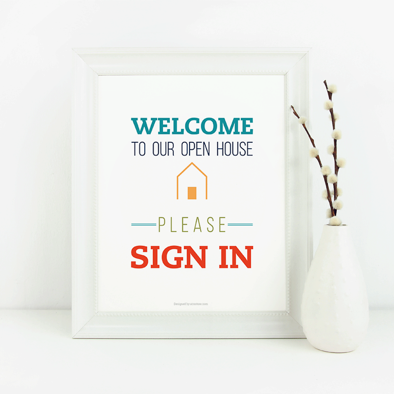 Sign In Sign No.11 - Downloadable from All Things Real Estate Store
