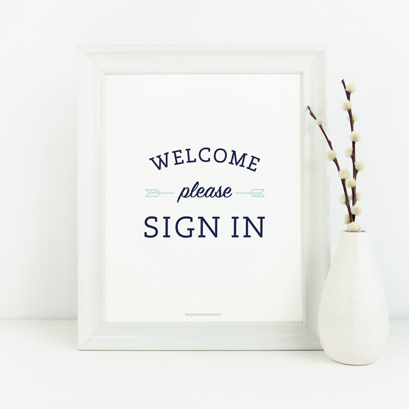 Sign In Sign No.2 - Downloadable from All Things Real Estate Store