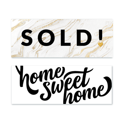 SOLD / Home Sweet Home - Testimonial Prop™ - No. 2 from All Things Real Estate Store